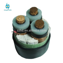 proveedor de china cobre o aluminio 3 core 50mm xlpe 12kv cable electrónico